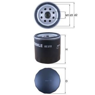 Alyvos filtras MAHLE OC 272