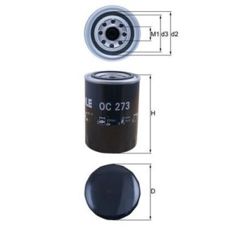 Alyvos filtras MAHLE OC 273
