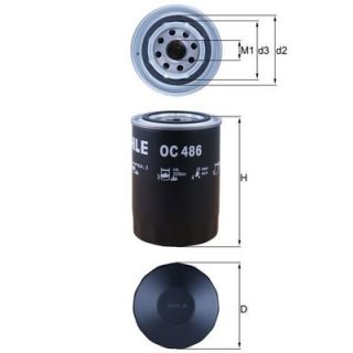Alyvos filtras MAHLE OC 486