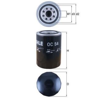 Alyvos filtras MAHLE OC 54