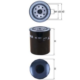 Alyvos filtras MAHLE OC 581