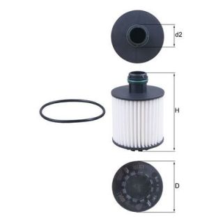 Alyvos filtras MAHLE OX 1171D