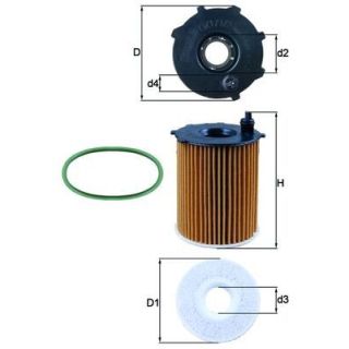Alyvos filtras MAHLE OX 171/2D1