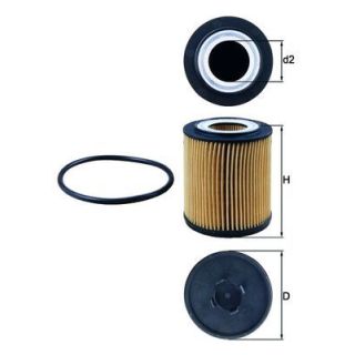 Alyvos filtras MAHLE OX 182D
