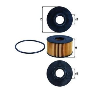 Alyvos filtras MAHLE OX 191D