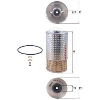 Alyvos filtras MAHLE OX 38D