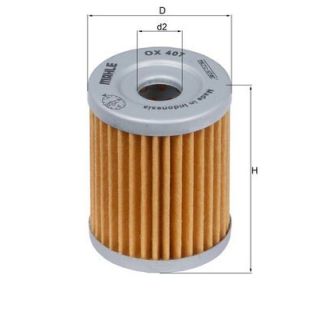 Alyvos filtras MAHLE OX 407