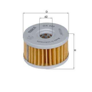 Alyvos filtras MAHLE OX 409