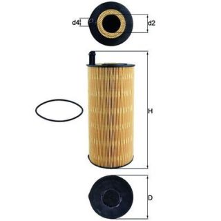 Alyvos filtras MAHLE OX 423/9D