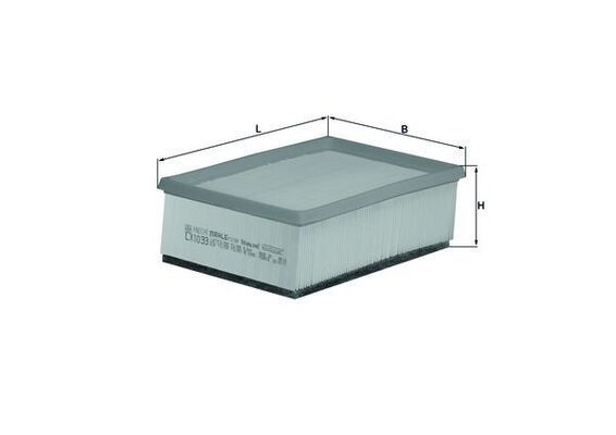 Oro filtras MAHLE LX 1033