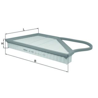 Oro filtras MAHLE LX 1091