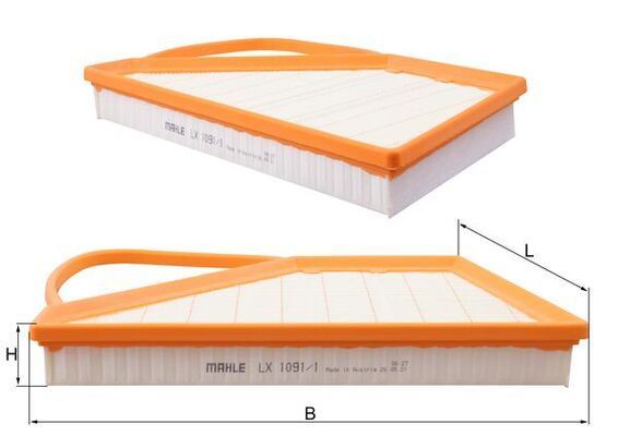 Oro filtras MAHLE LX 1091/1