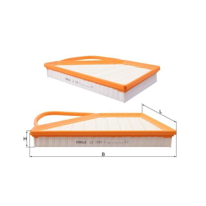 Oro filtras MAHLE LX 1091/1