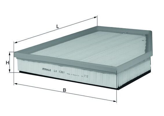 Oro filtras MAHLE LX 1261