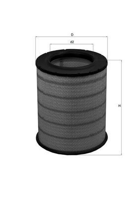 Oro filtras MAHLE LX 1281