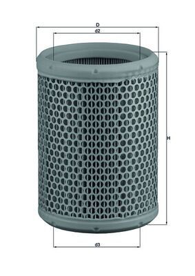 Oro filtras MAHLE LX 130