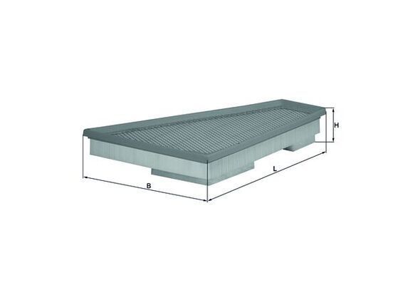 Oro filtras MAHLE LX 1663