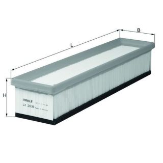 Oro filtras MAHLE LX 2039