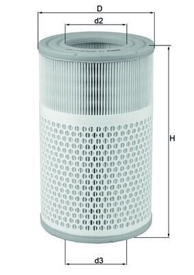 Oro filtras MAHLE LX 2079