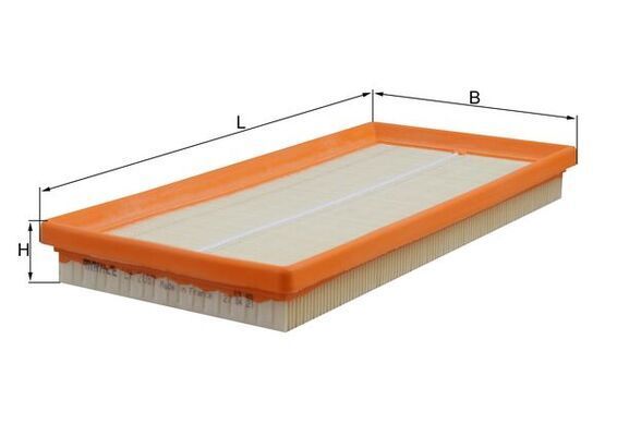 Oro filtras MAHLE LX 2087