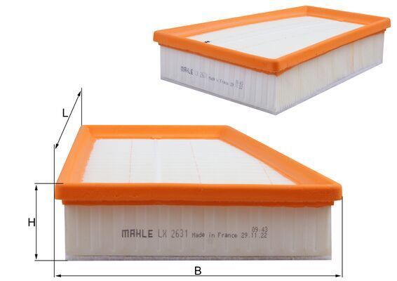 Oro filtras MAHLE LX 2631