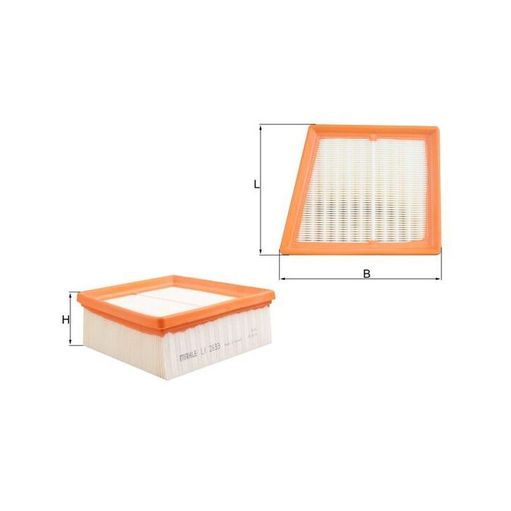 Oro filtras MAHLE LX 2633