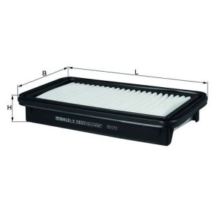 Oro filtras MAHLE LX 2833