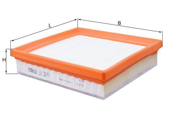 Oro filtras MAHLE LX 2871