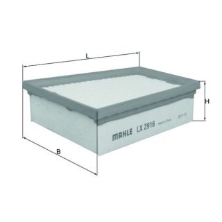 Oro filtras MAHLE LX 2916