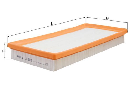 Oro filtras MAHLE LX 2962