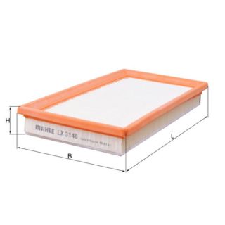 Oro filtras MAHLE LX 3148