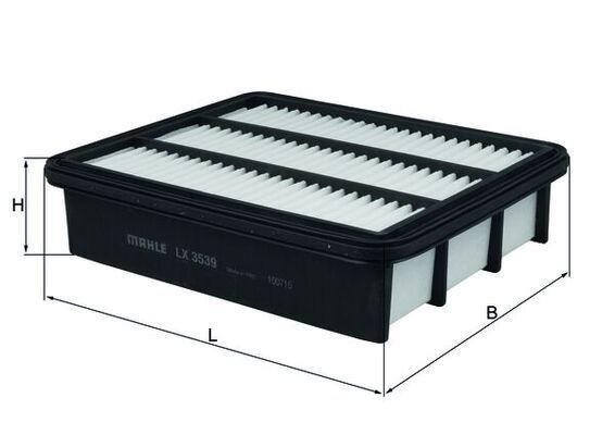 Oro filtras MAHLE LX 3539