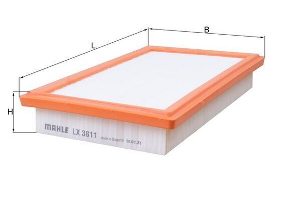 Oro filtras MAHLE LX 3811