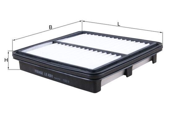 Oro filtras MAHLE LX 4301