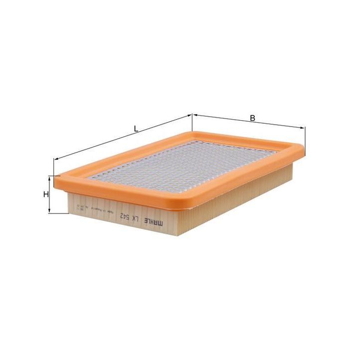 Oro filtras MAHLE LX 542