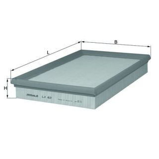 Oro filtras MAHLE LX 63