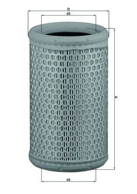 Oro filtras MAHLE LX 646/1