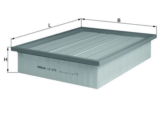 Oro filtras MAHLE LX 678