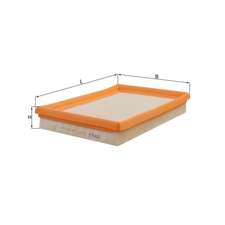 Oro filtras MAHLE LX 687