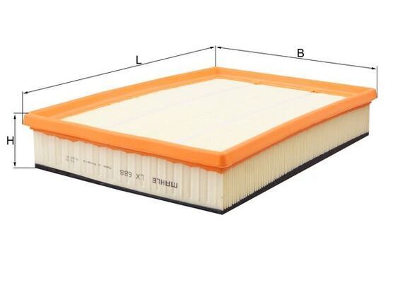 Oro filtras MAHLE LX 688