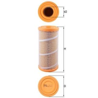 Oro filtras MAHLE LX 7045