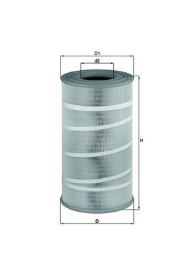 Oro filtras MAHLE LX 7210/7