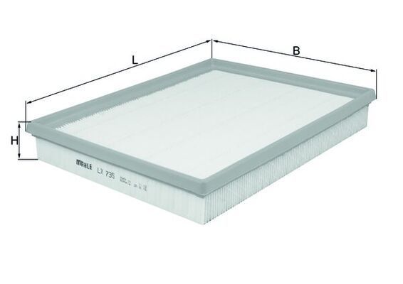 Oro filtras MAHLE LX 735