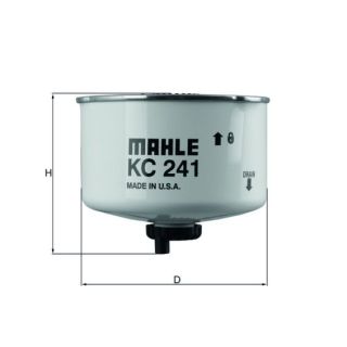 Kuro filtras MAHLE KC 241D