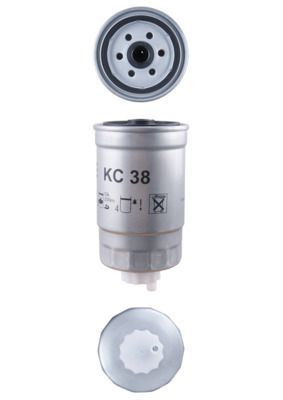 Kuro filtras MAHLE KC 38
