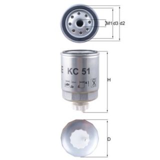 Kuro filtras MAHLE KC 51