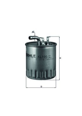 Kuro filtras MAHLE KL 100/2