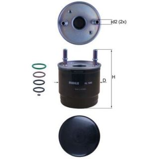 Kuro filtras MAHLE KL 1002D