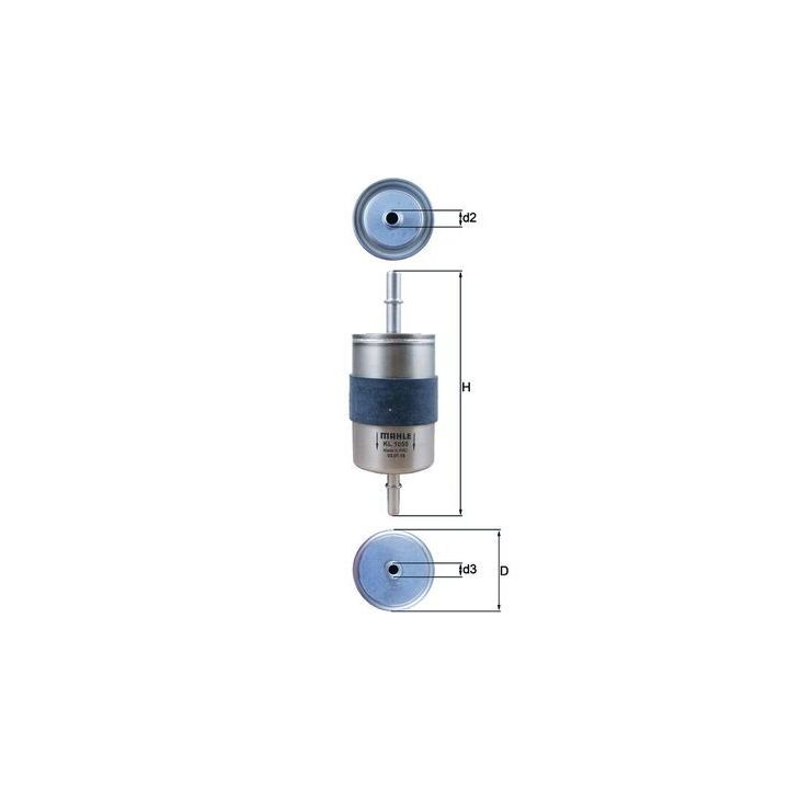 Kuro filtras MAHLE KL 1055