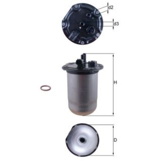 Kuro filtras MAHLE KL 1132D